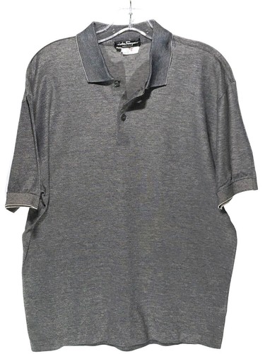 Vintage 1990s Made In Italy Salvatore Ferragamo Polo Shirt Men's