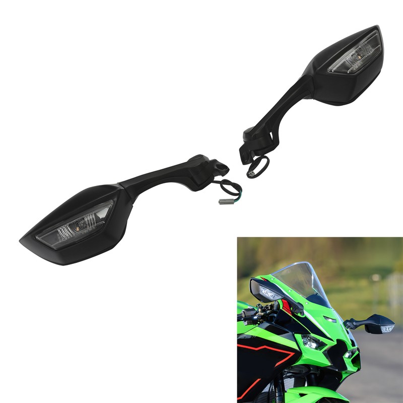Left/Right Rear View Side Mirrors Fit For Kawasaki NINJA ZX10R