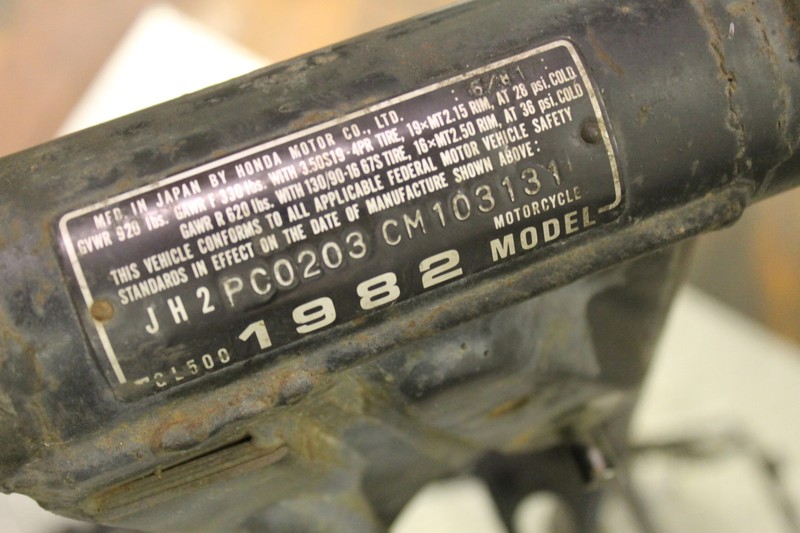 1982 Honda Silver Wing 500 GL500 FRAME CHASSIS MAIN BODY GL 82 | eBay