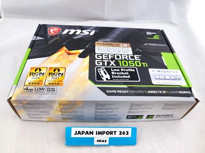 MSI GeForce GTX 1050 Ti 4GT LP Graphics Board Card GDDR5 Low