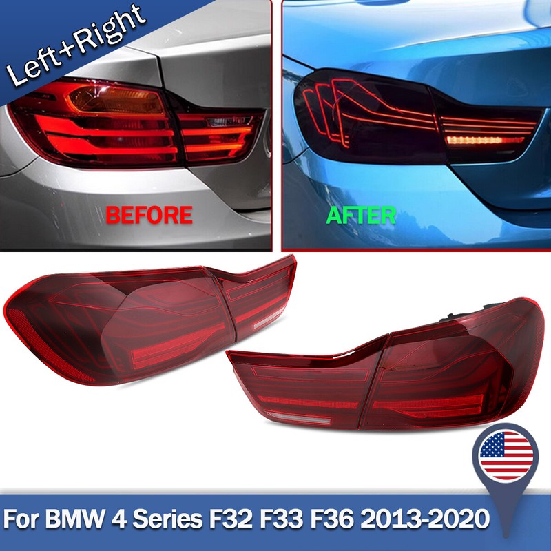 CSL Style LED Tail Lights For BMW 4 Series M4 F82 F83 F32 F36 Rear