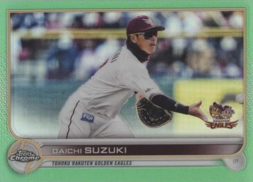 2022 Topps Chrome NPB Daichi Suzuki #153 Tohoku Rakuten Golden
