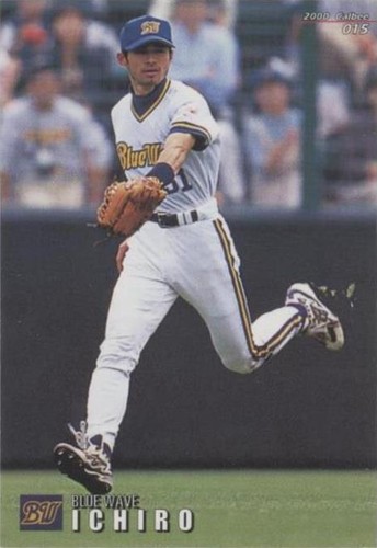 2000 Calbee Ichiro Suzuki Gold Facsimile Auto #203 Pre Rookie PSA