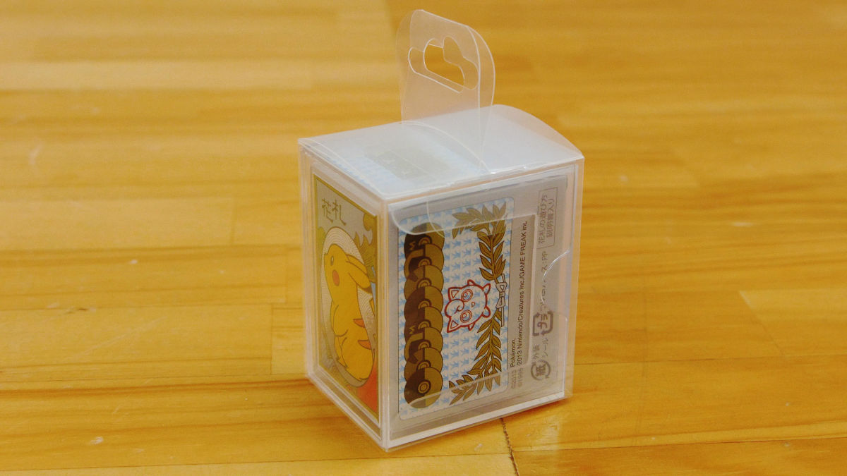 ポケットモンスター赤・緑のポケモンが描かれた花札「ポケモン花札」で