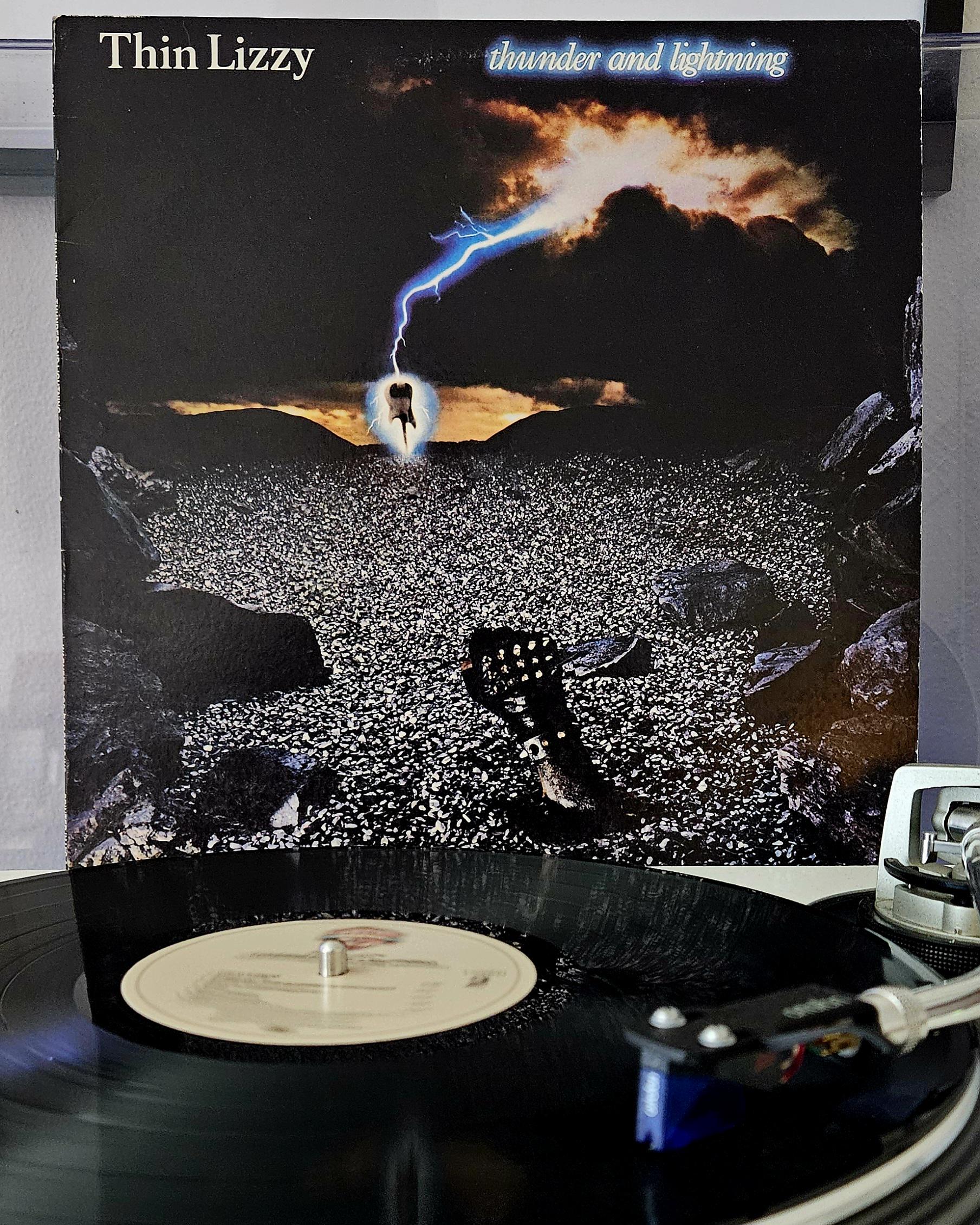 Thin Lizzy – Thunder and Lightning (1983) : r/vinyl