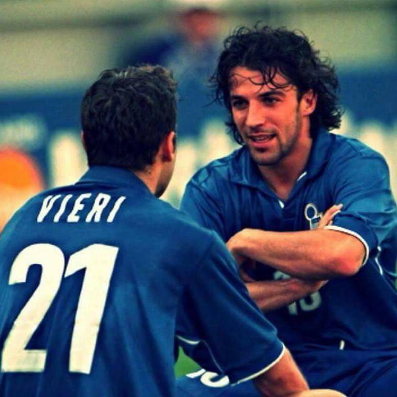 アレッサンドロ・デル・ピエロとクリスティアン・ヴィエリ、1998年