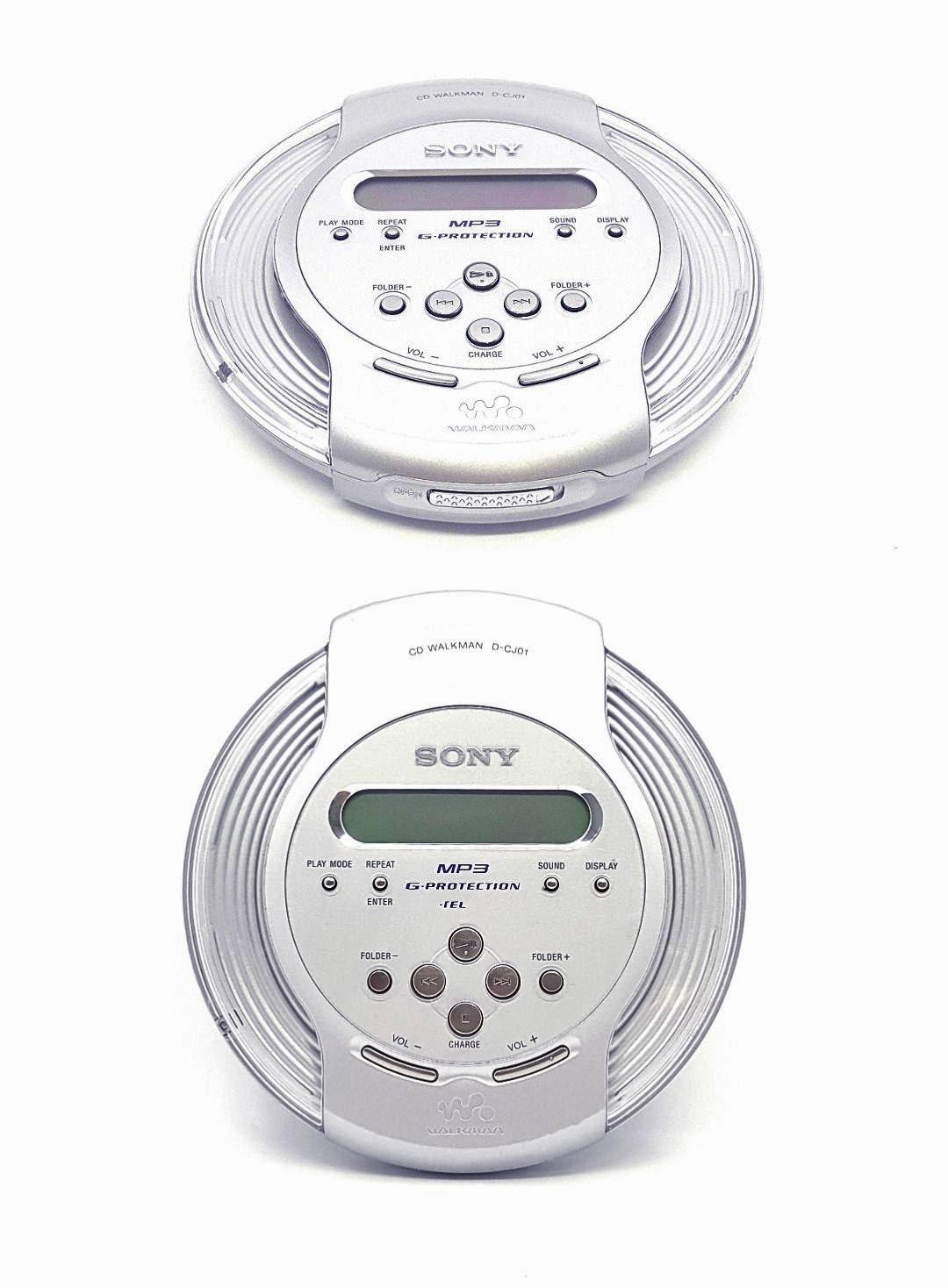 ソニーは2002年にMP3再生対応のポータブルCDウォークマン、D-CJ01を