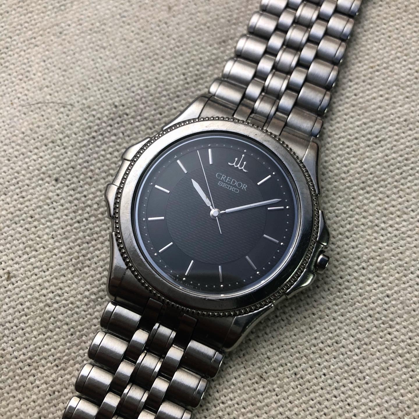 セイコー クレドール 18KT+ST 8J81-6A20 クォーツ メンズ - セイコー