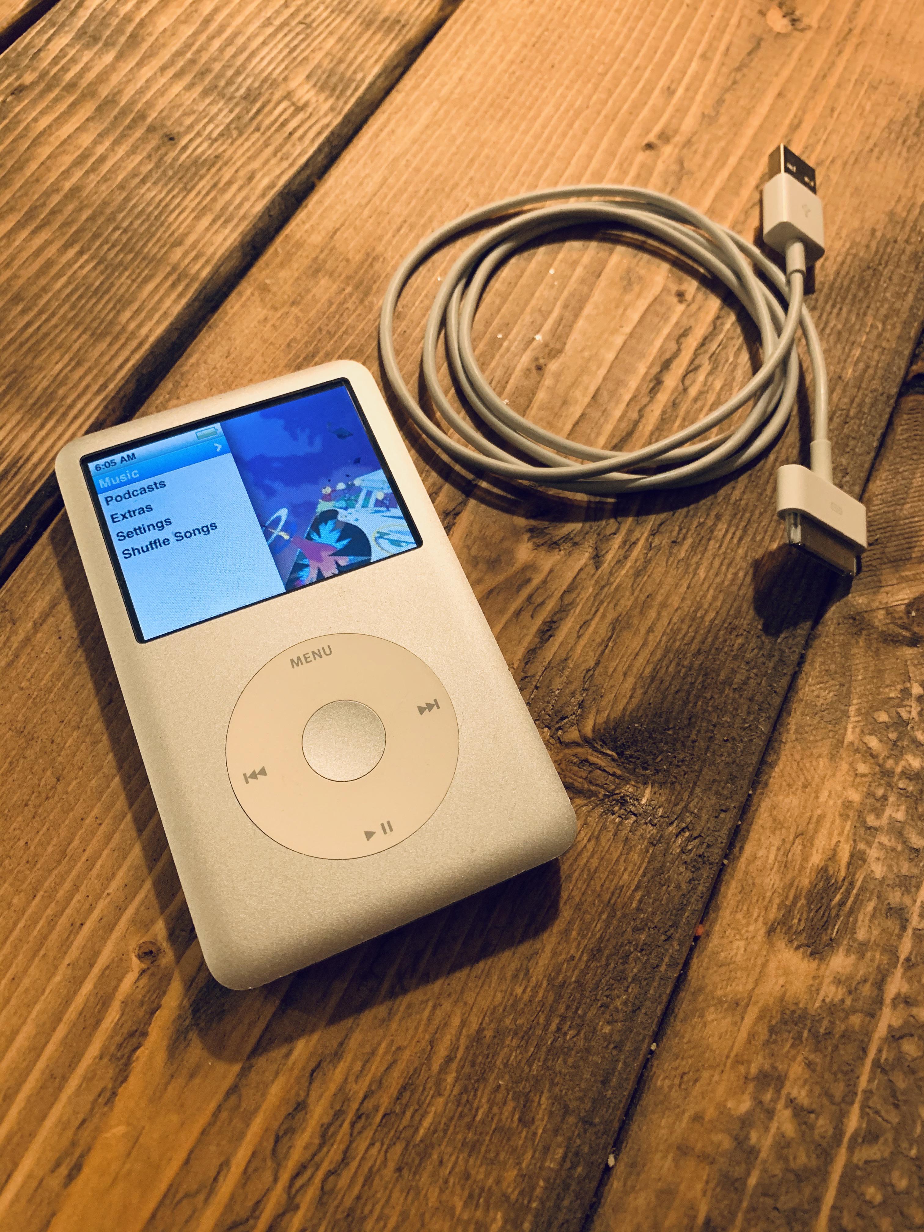 My 2007 iPod Classic with its original cable. : r/BuyItForLife