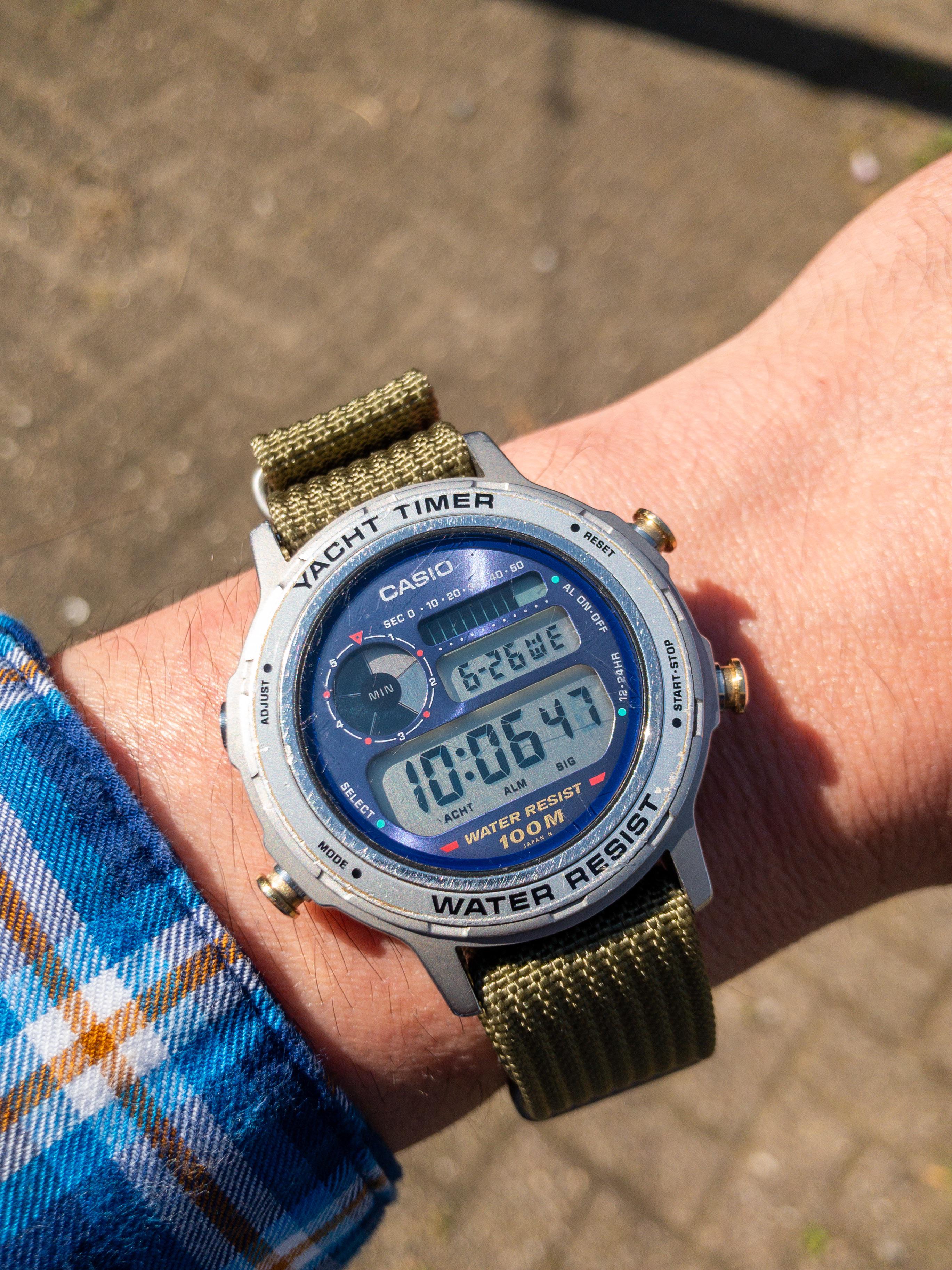 初めてヨットタイマーを使ってみた : r/casio