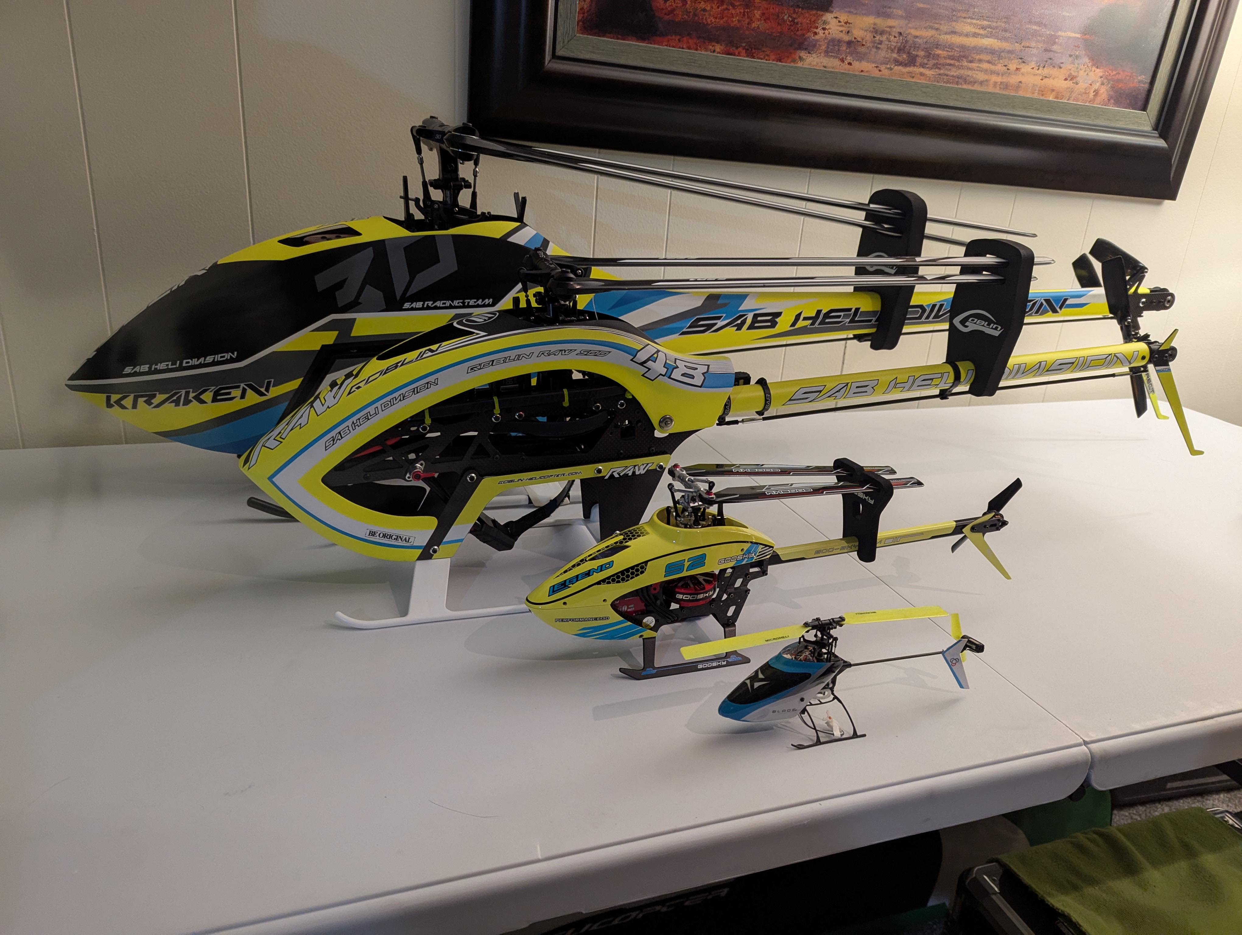 やっとGoosky S2を手に入れた！飛ばすのが待ちきれない！ : r/RCHeli