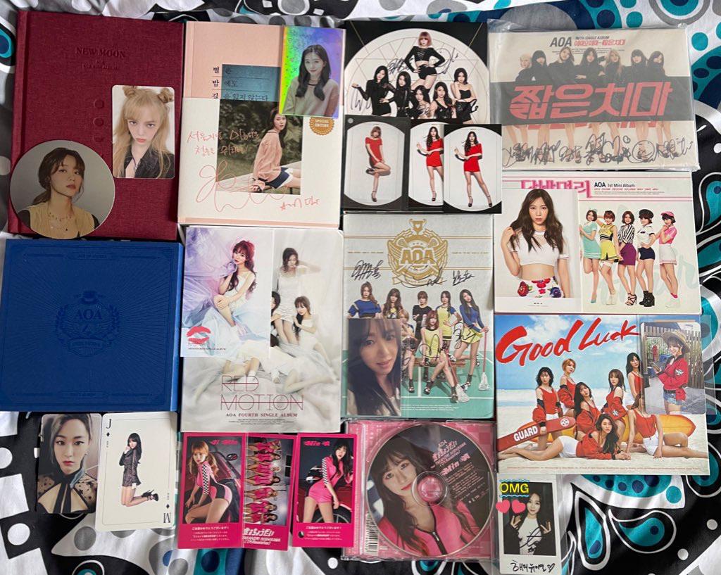 My current AOA collection :) : r/kpopcollections
