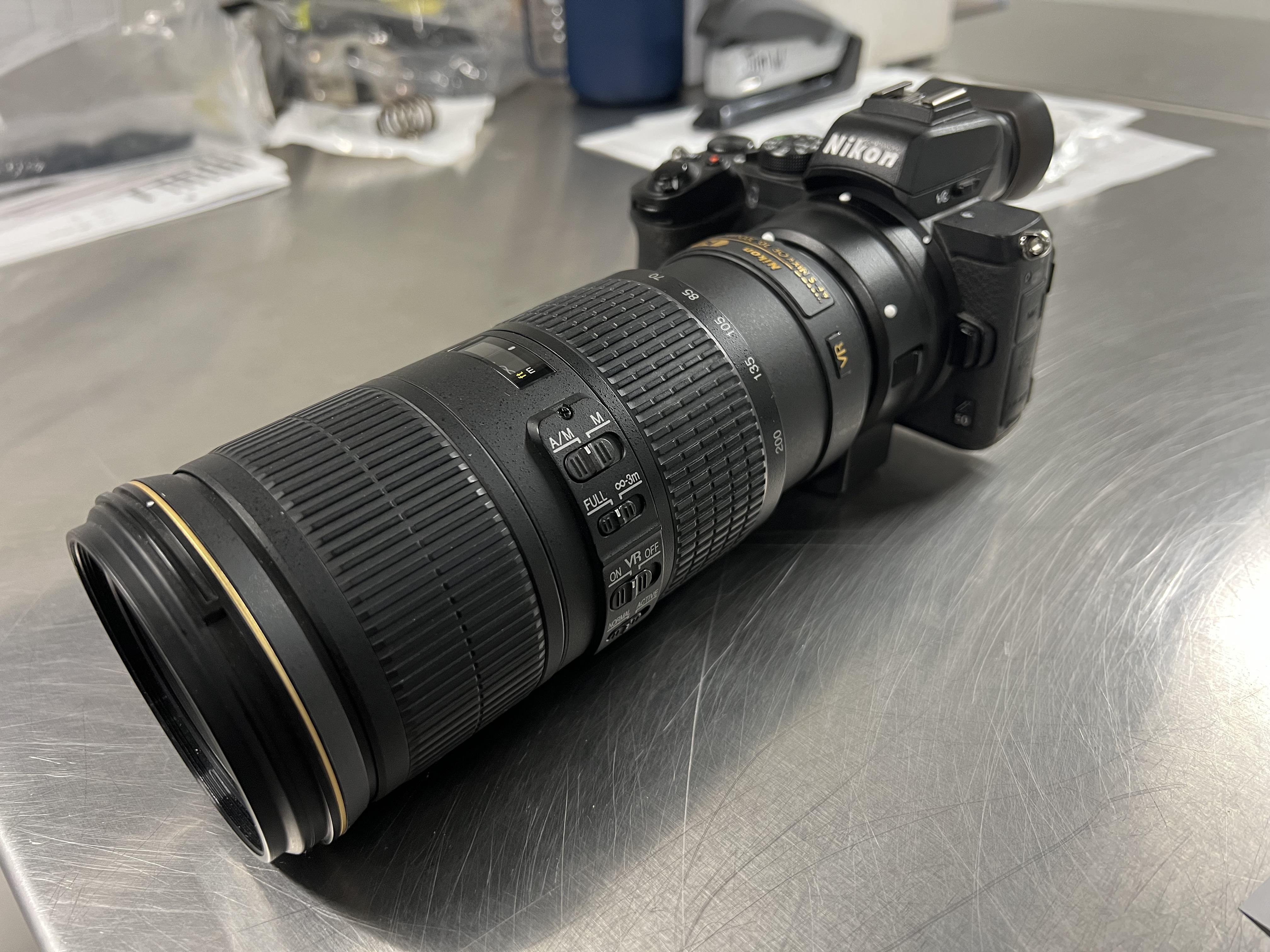 みんなZ8持ってるのに、俺は新しいレンズだけ。中古の70-200 f4を$325