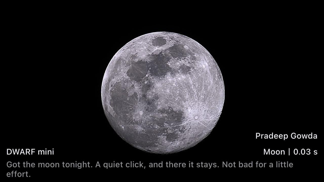 Got the moon last night : r/DWARFLAB