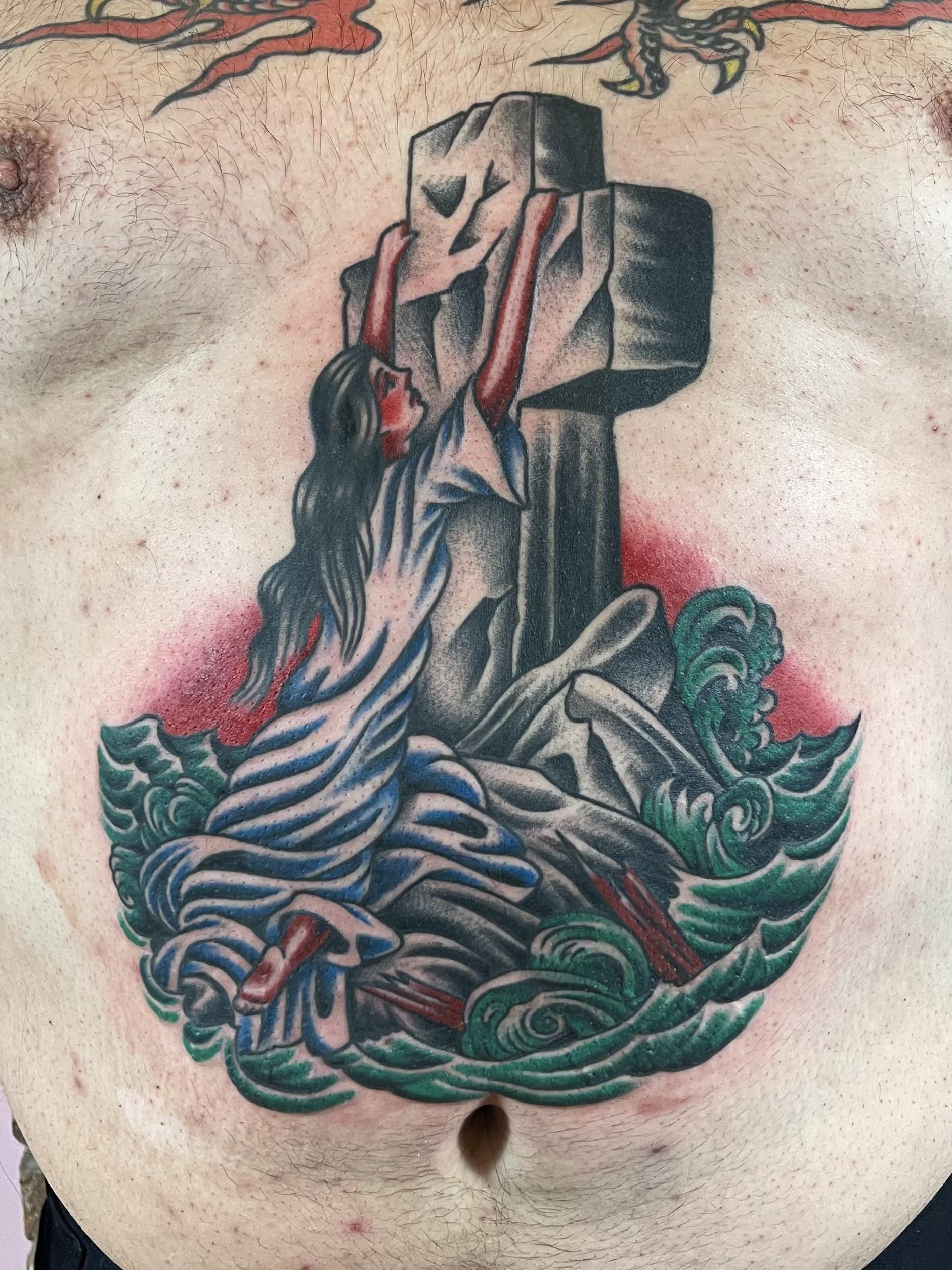 Rock of Ages by Eli Quinters at Smith Street Tattoo Parlour in