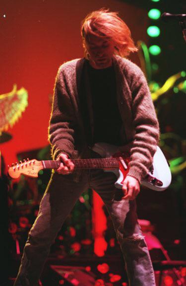 カート・コバーン、1993年12月16日。この写真は、1993年12月16日にユタ