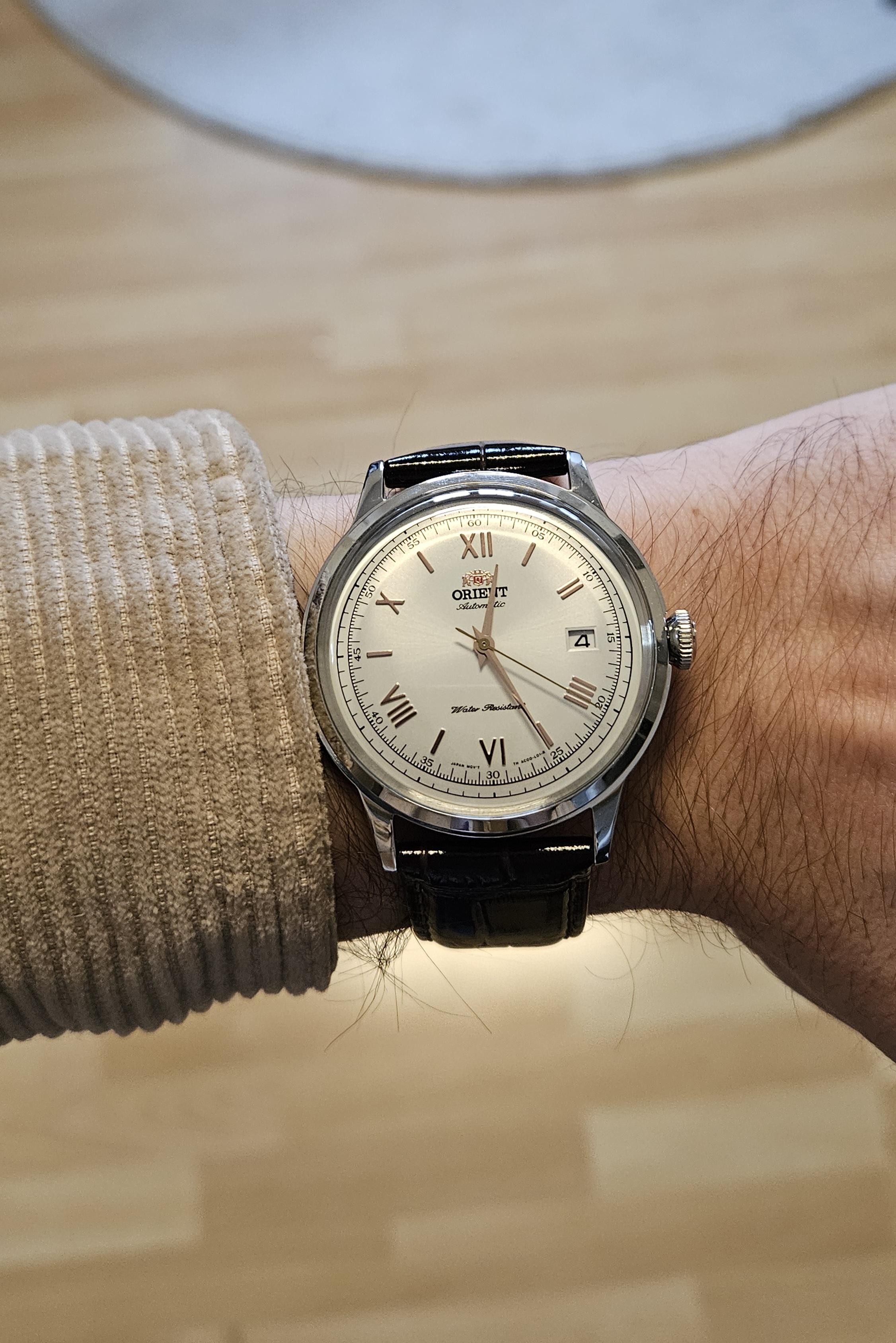 オリエント バンビーノ] ついに2つ目の自動巻き時計を手に入れたよ