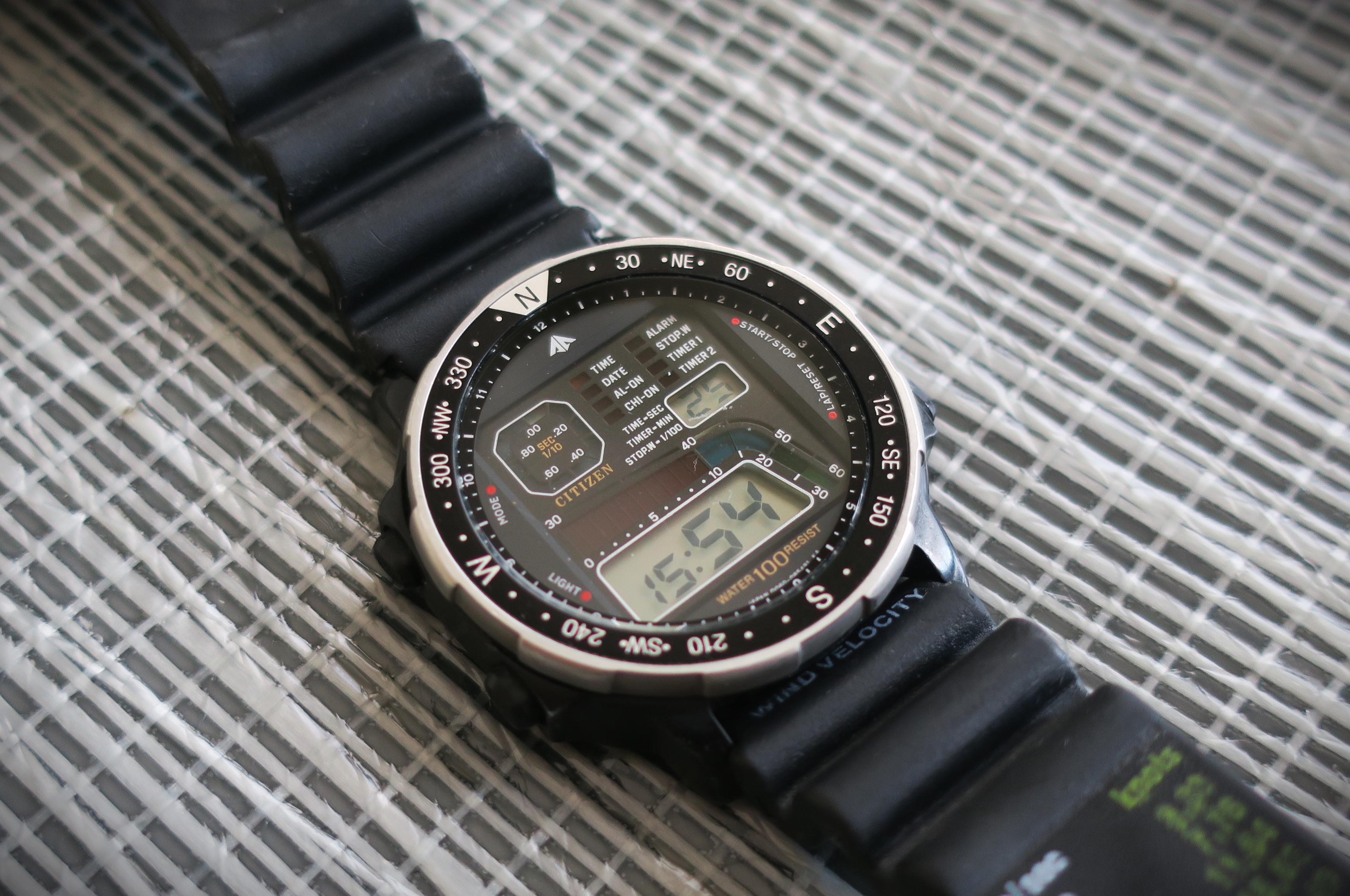 WTS] Citizen D060 Windsurf (Wind Jack) vintage LCD from '88 : r