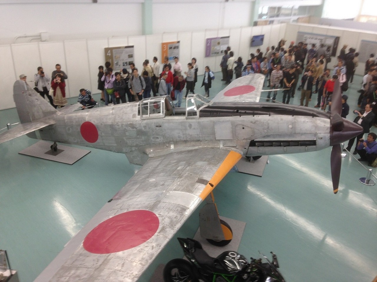Preserved Kawasaki Ki-61 Hien. Only mass used Japanese fighter