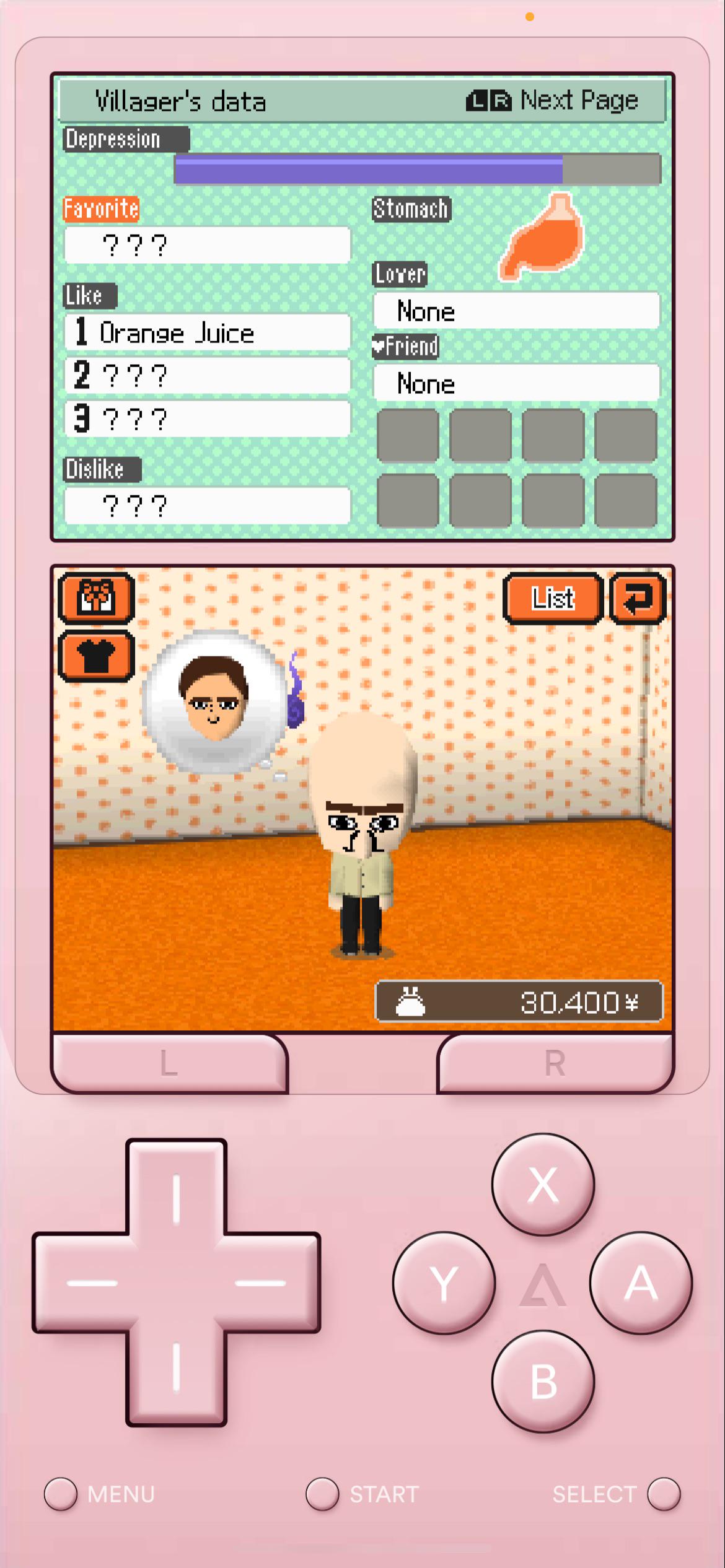 DSの「トモダチコレクション」で、どうやって落ち込みを解決するの