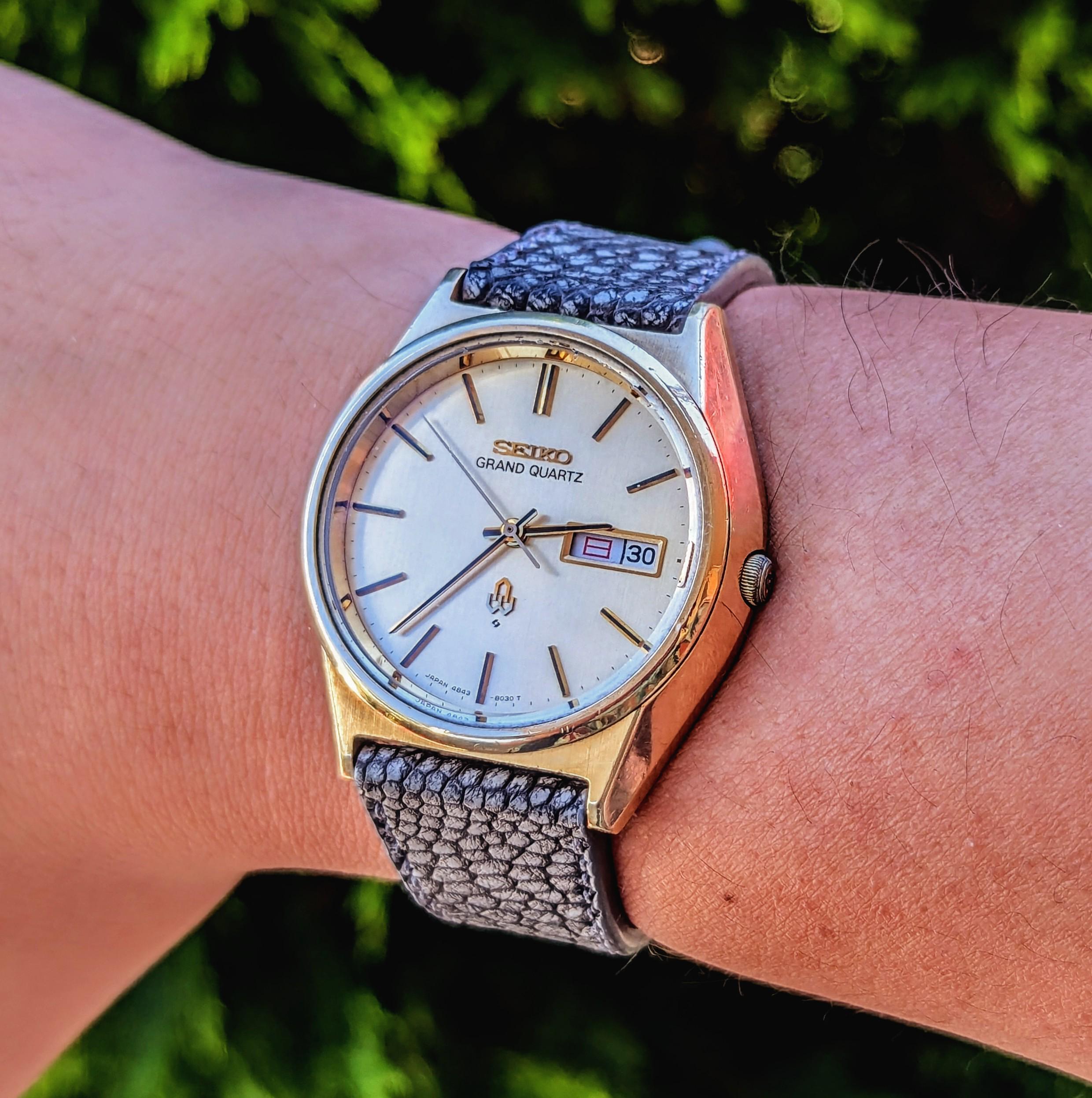 Seiko Grand Quartz 4843-8041, made in September of 1976 : r