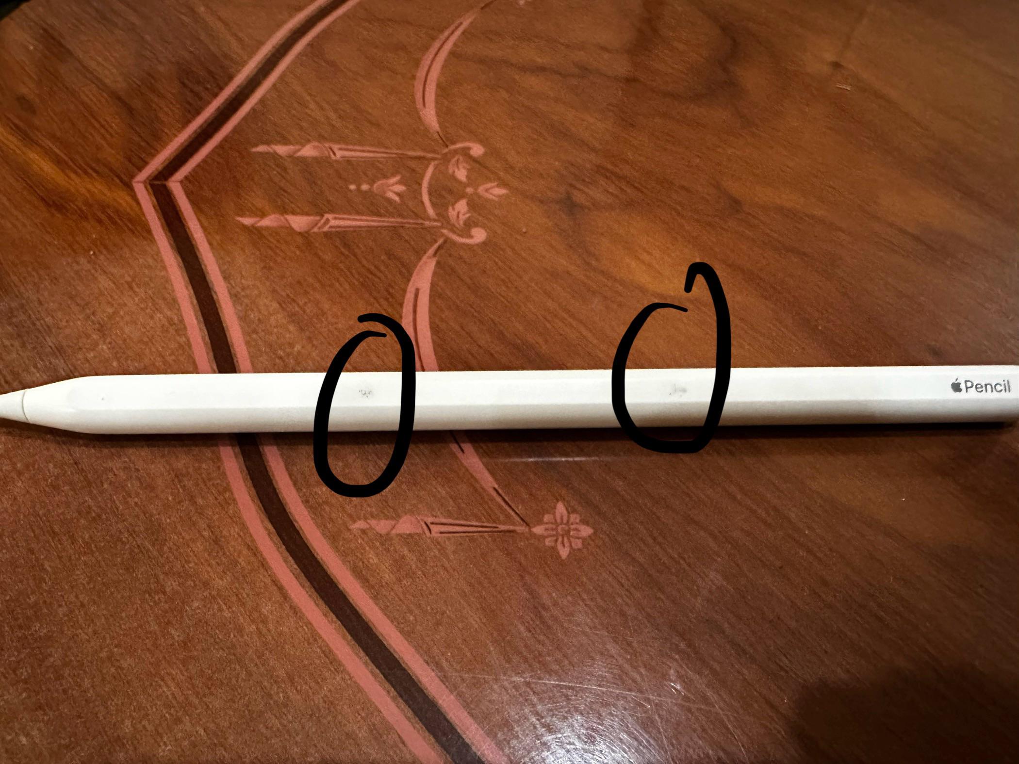 Apple Pencilのこの2つの黒い点って、元々あるもの？ : r/ipad