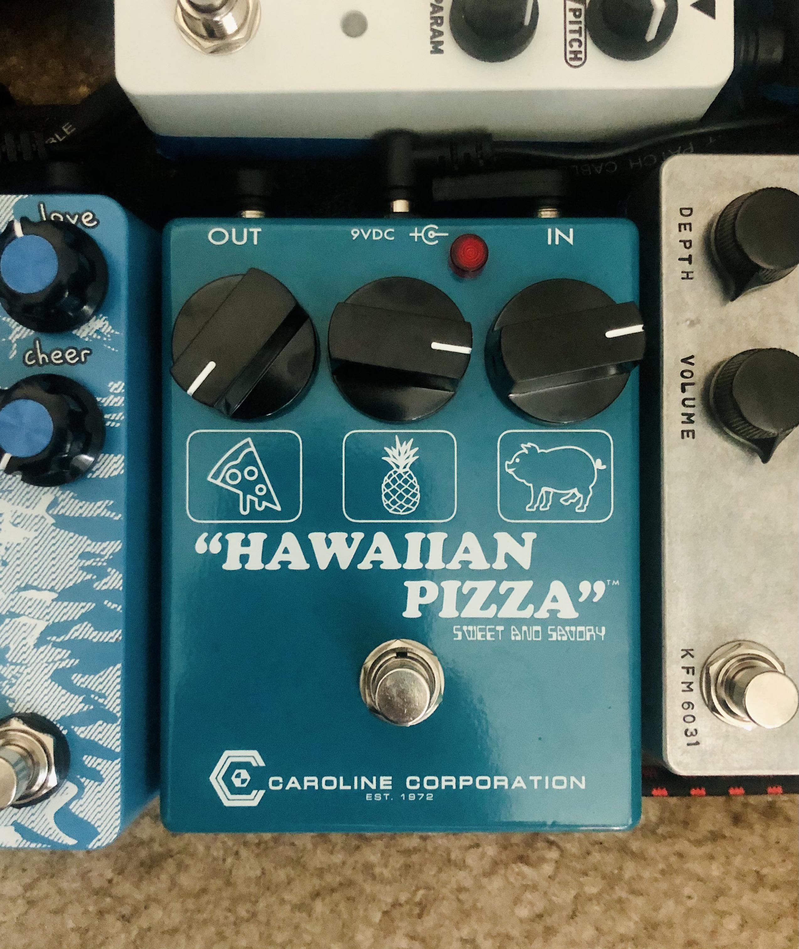 NPD: Caroline Guitar Corporation “Hawaiian Pizza” : r/guitarpedals