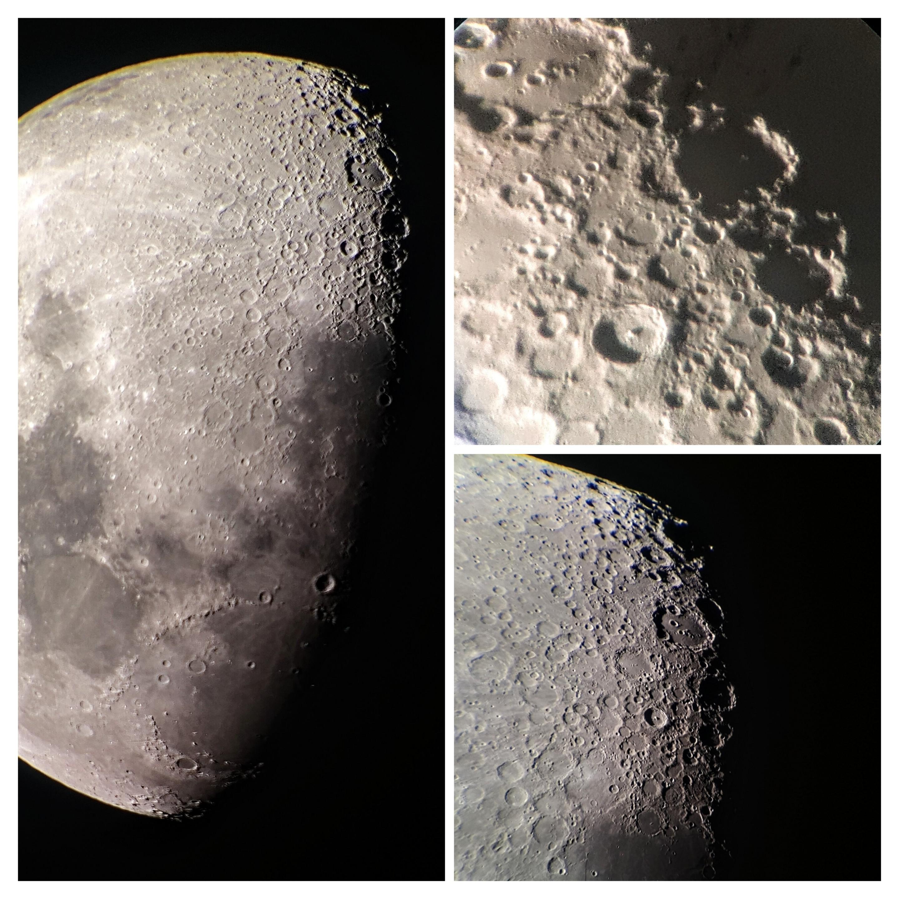 Moon from 87x to 720x : r/astrophotography