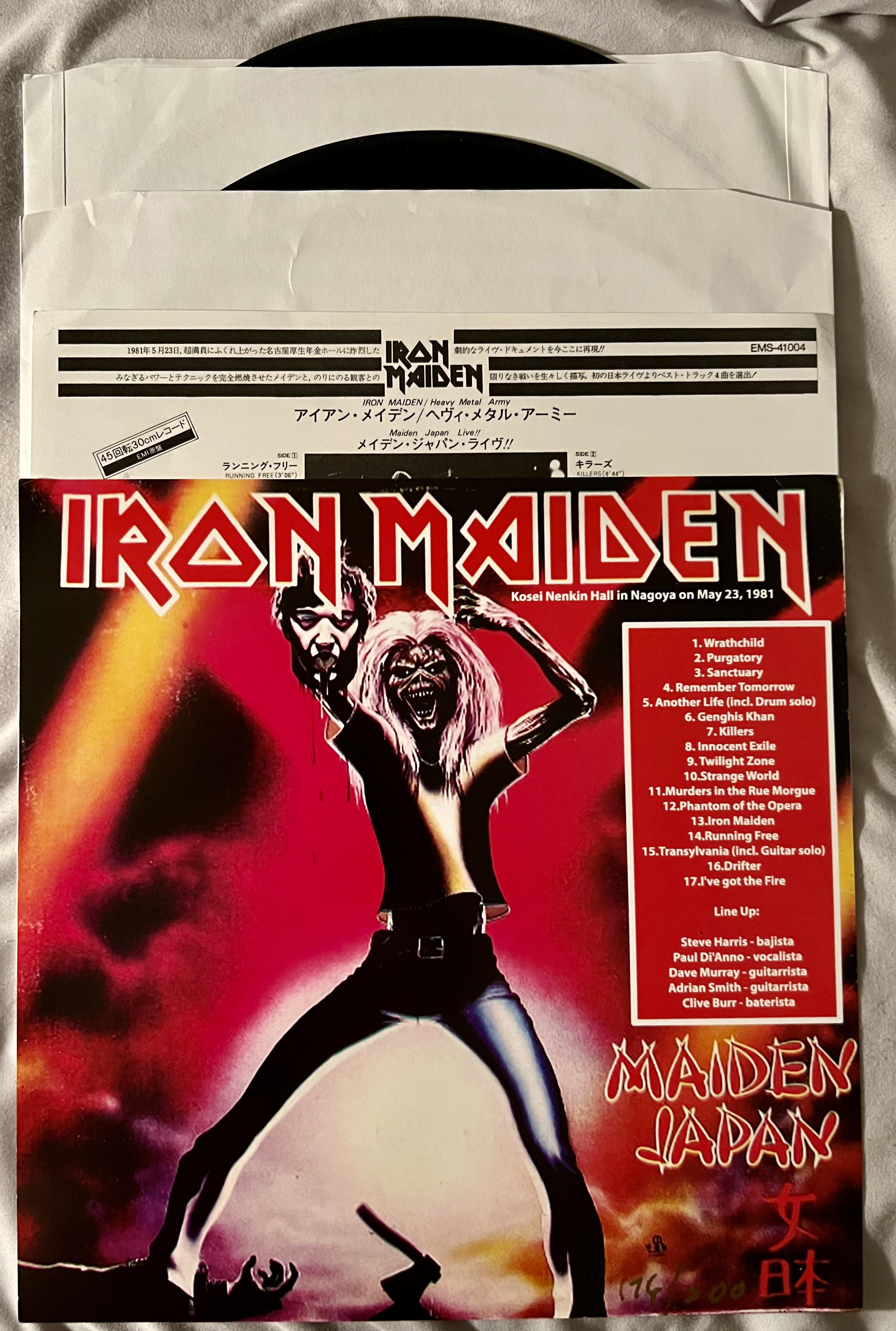 Original intended art from Derek Riggs for Iron Maiden 'Maiden