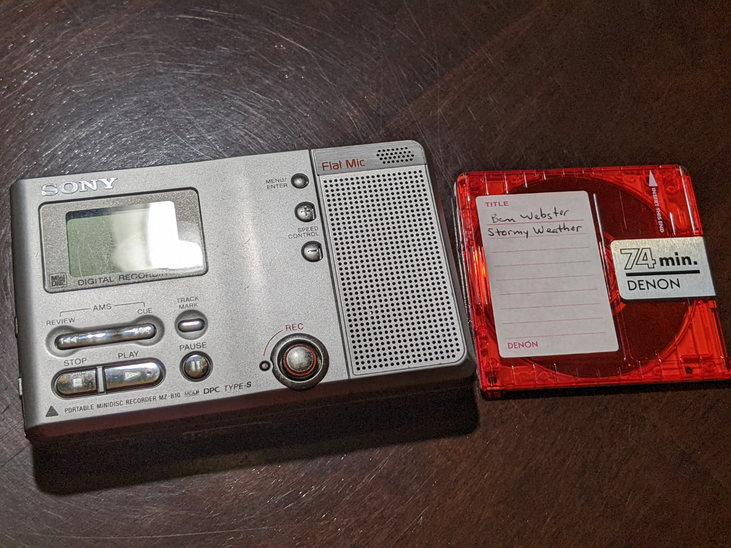 My Mz-B10 finally arrived : r/minidisc