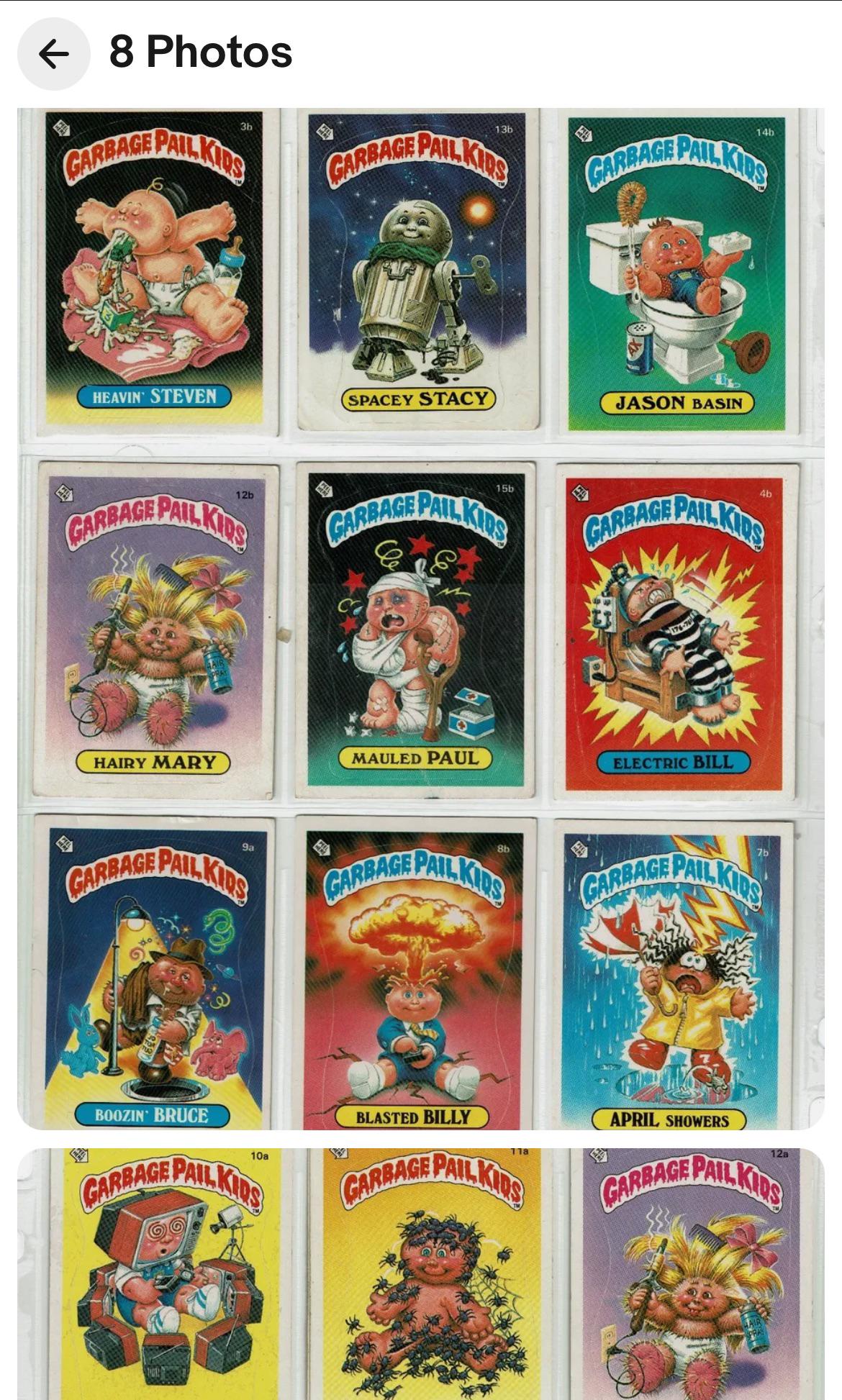 ガーベッジペイルキッズ知ってる人いる？ : r/Xennials