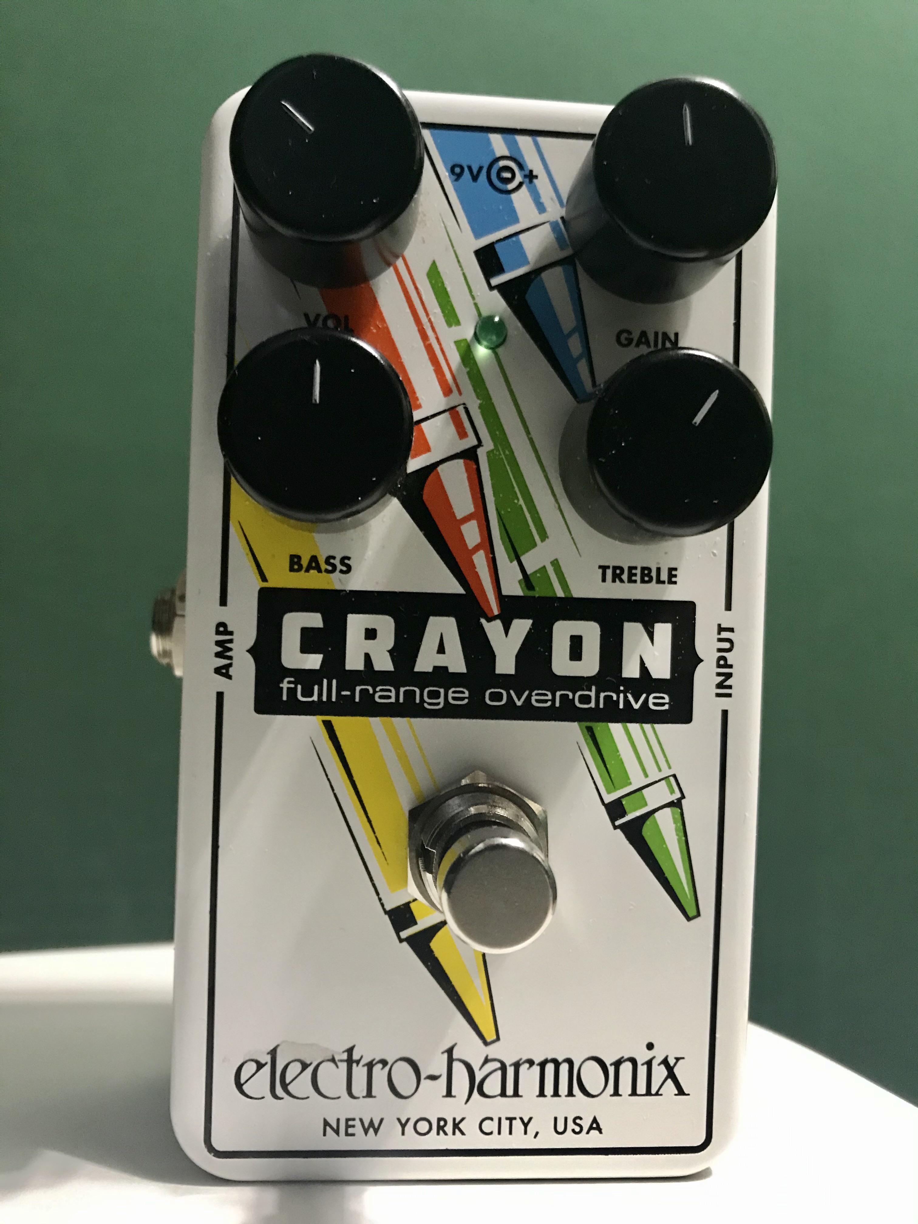NPD] EHX Crayon Full-Range Overdrive : r/guitarpedals