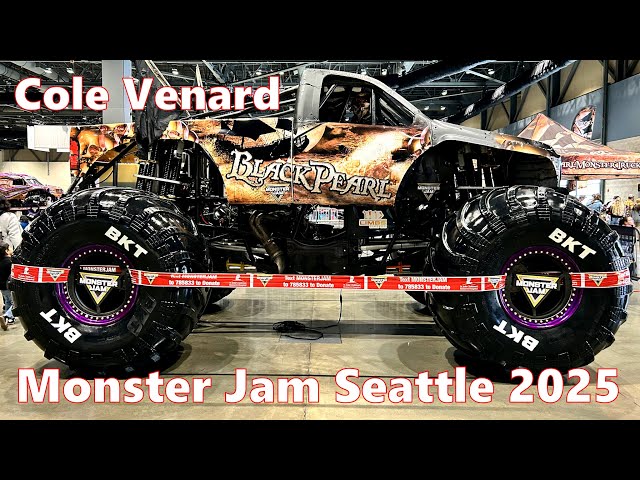 V#526 BLACK PEARL - Cole Venard | Pit Party | Monster Jam 2025