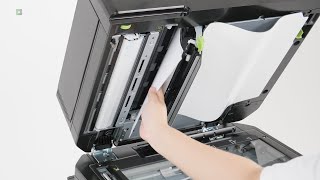 CX833/CX961/CX962/CX963—Paper jam in the ADF - YouTube
