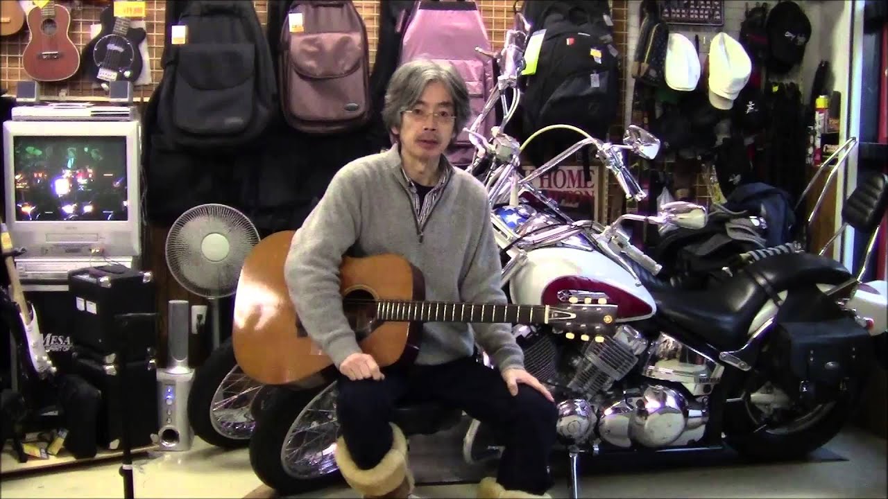 1969年製？ YAMAHA FG-140 赤ラベル, DEREK MUSIC SERVICE - YouTube