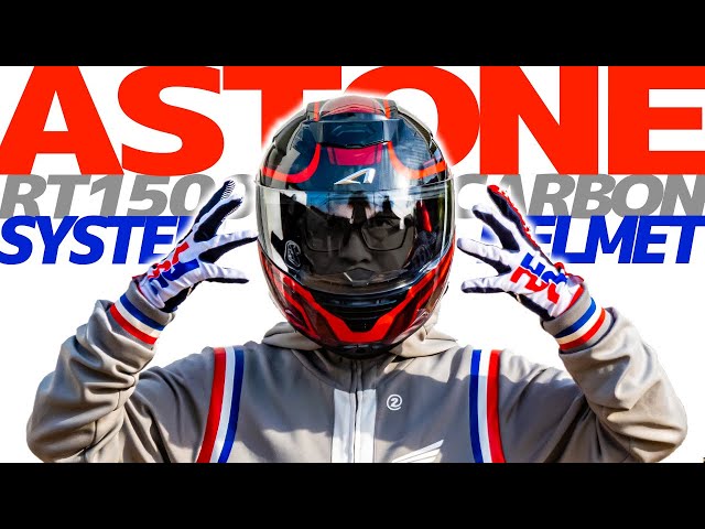 狙い目！カーボンで軽いシステムヘルメット【ASTONE RT-1500】試用