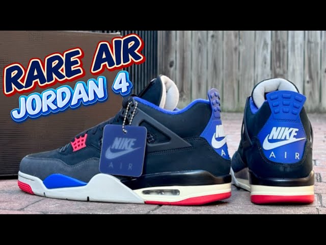 Jordan 4 Rare Air! Update look unboxing review ! - YouTube