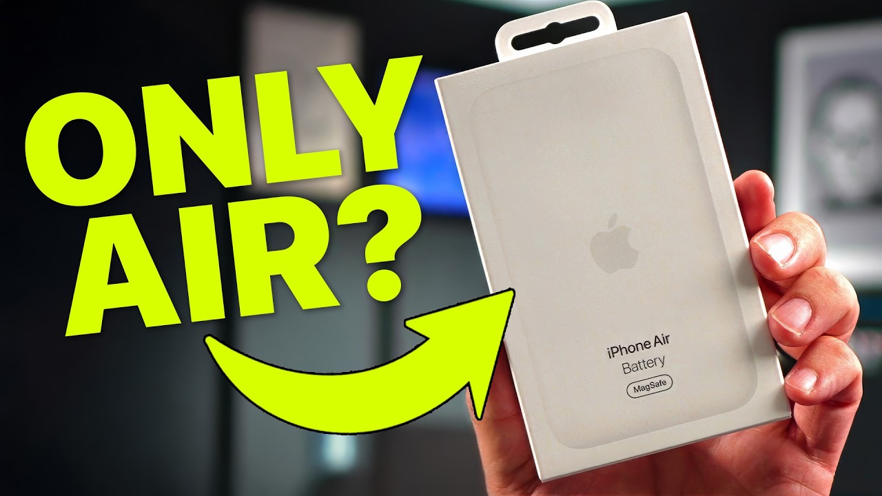 Unboxing $99 iPhone Air MagSafe Battery: Hands On & Compatibility