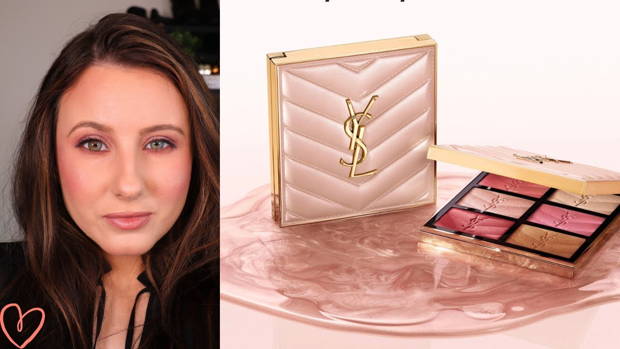 NEW! YSL Golden Oasis Couture Face Palette Review - YouTube