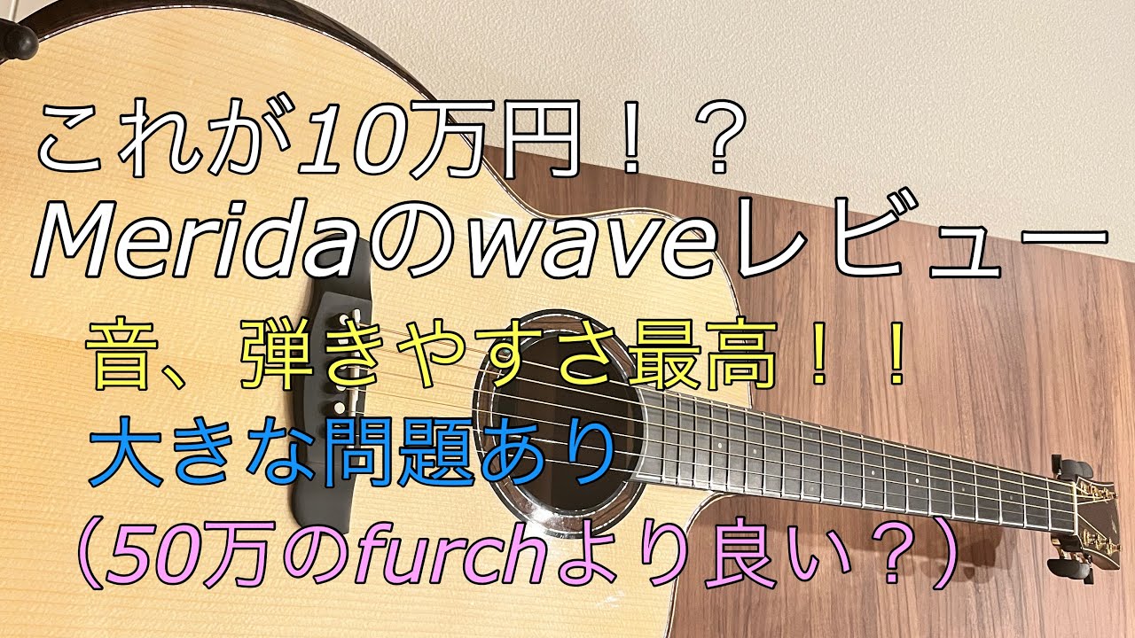 Merida WAVE アコースティックギター｜オール単板 楠木 Merida waveを