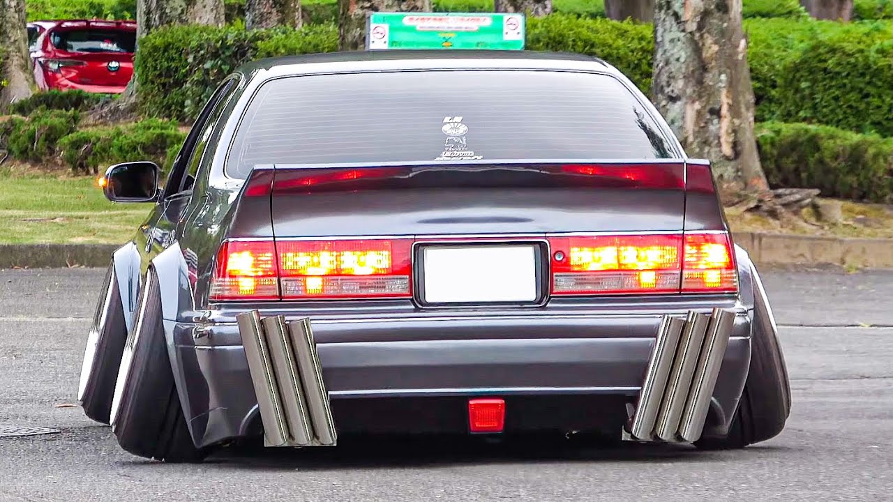 🎍竹槍6本出しマフラー🎍搬出動画①【ドレフェス関西】 - YouTube