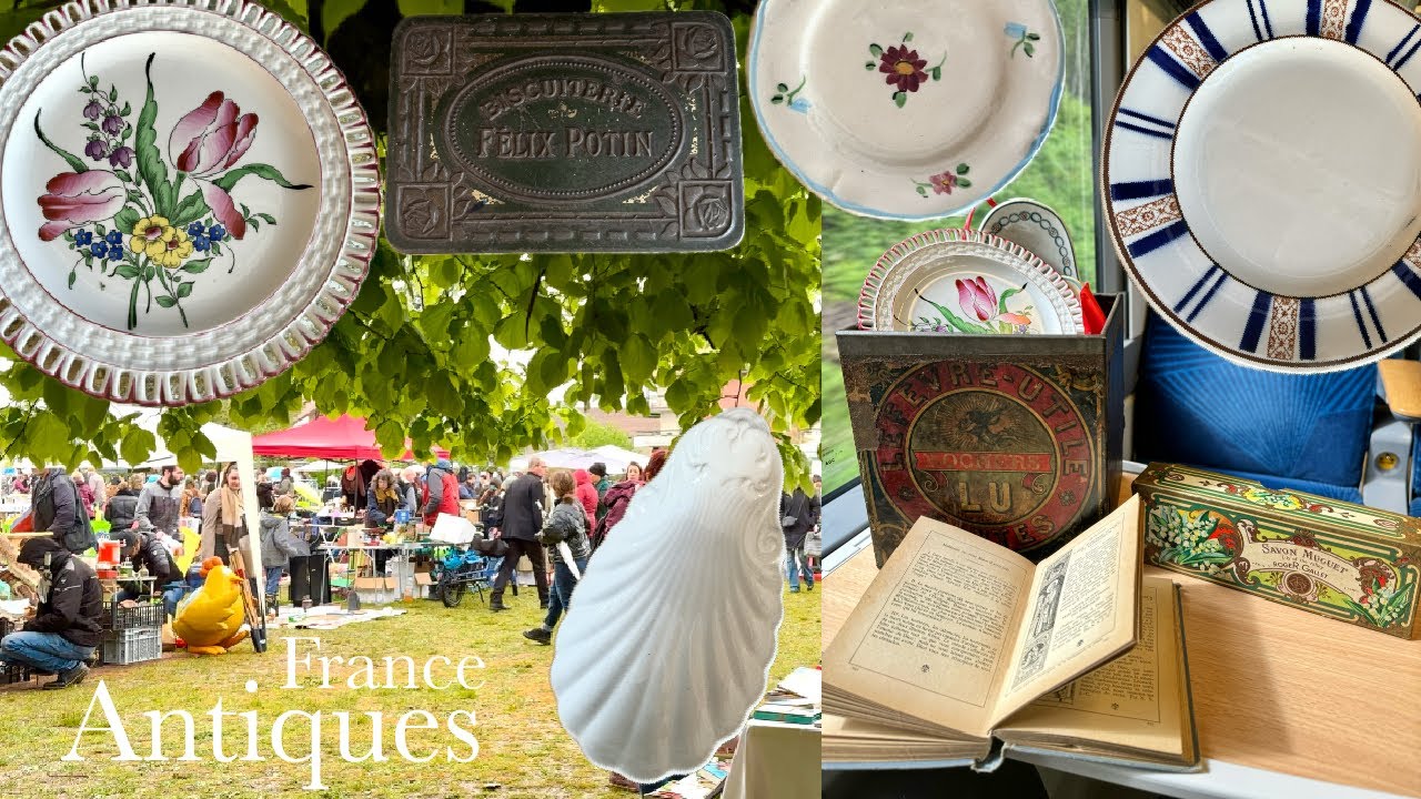 フランスの蚤の市へようこそ | アンティークのお宝発見！購入品紹介