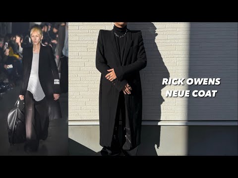 RICK OWENS] The man who finally got his hands on Rick's coat [NEUE