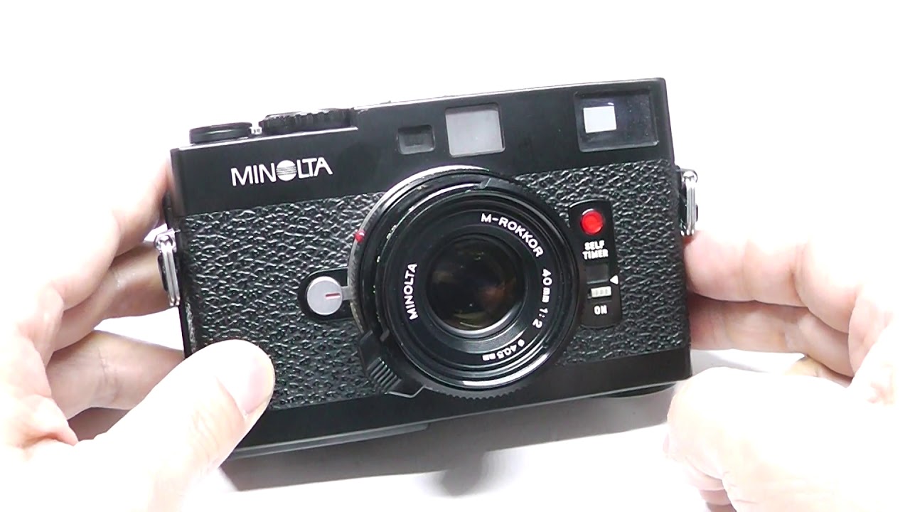 Minolta ミノルタ CLE + M-Rokkor 40mm F2 セット - YouTube