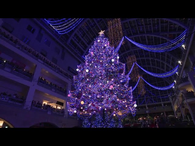 早くもクリスマスムードに…サッポロファクトリーに恒例のジャンボ