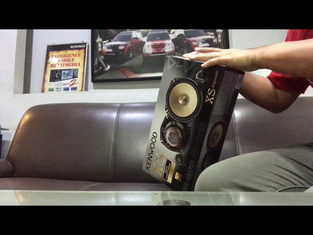 speaker kenwood kfc xs 1703 hi res audio unboxing - YouTube