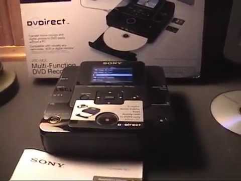 Sony DVDirect VRD-MC6 Overview & Demonstration - YouTube