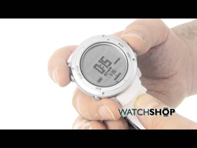 Suunto Men's Core Alu pure white Alarm Chronograph Watch