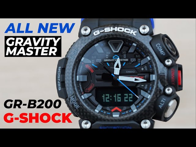 All New G-SHOCK Gravity Master GR-B200. Tough solar or not, i