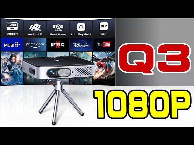 WiMiUS Q3プロジェクター 基本的な機能性能はこんな感じです！ - YouTube